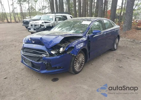 2015 Ford Fusion Titanium z USA, uszkodzony, nr VIN 3FA6P0K90FR203311